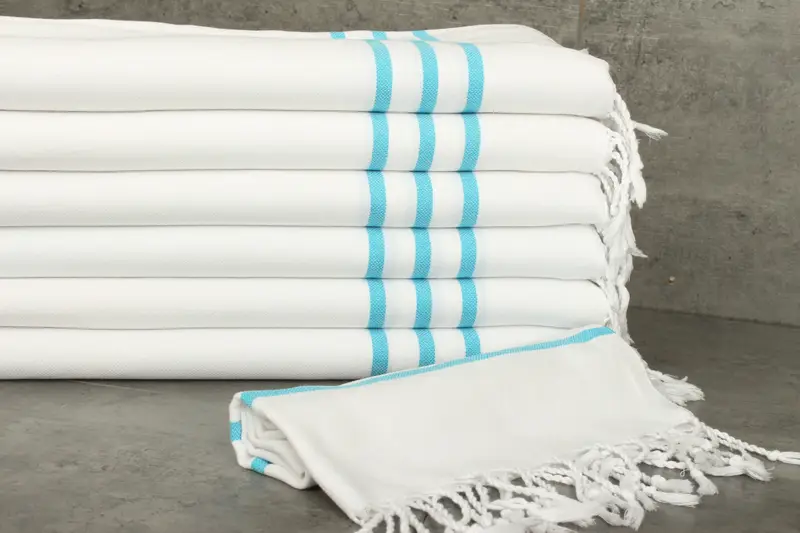 Bathroom Towels, Turkish Towel Hand Towel, Wedding Favors, Gift For Wedding Day, Bridal Shower Favors, Gift For Bride, 40x24 Cotton Striped Towel - 2