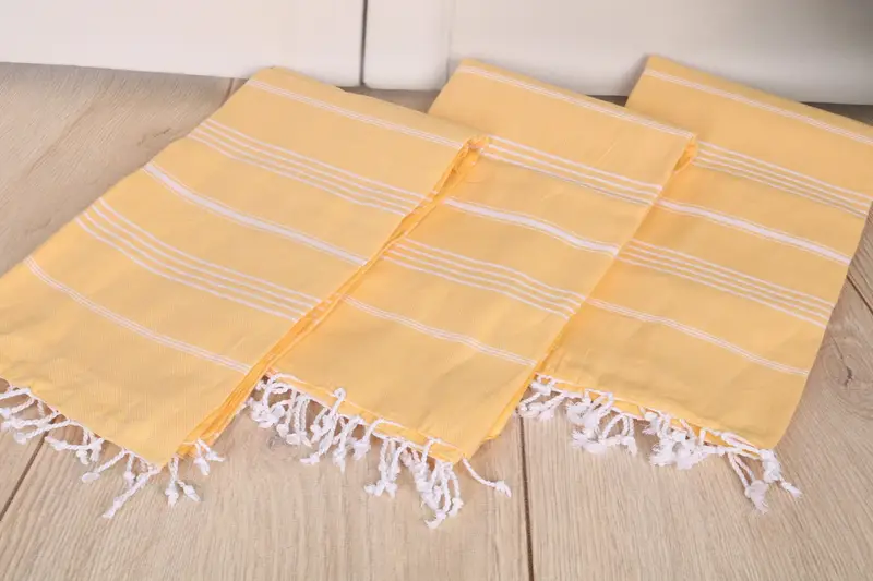 Turkish beach towel, 70x40 Cotton Striped Towel, Bridal Shower Favors, Embroidery Towel, Wedding Favors, Girls Weekend Getaways Ideas, Unique Gift - 6