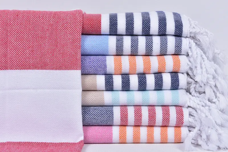 Gifts For Him, Monogram Kitchen Towel, Personalized Gift, 40x24 Cotton Striped Towel, Mother Of The Groom Gift, Summer Towel, Monogrammed Hand Towel - 1