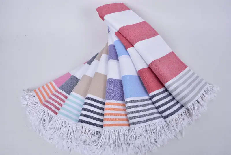 Gifts For Him, Monogram Kitchen Towel, Personalized Gift, 40x24 Cotton Striped Towel, Mother Of The Groom Gift, Summer Towel, Monogrammed Hand Towel - 4