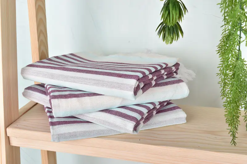 Beach towel, Valentines Gift, Peshtemal Towel USA, Turkish Towel Personalized, 68x40 Cotton Striped Towel, Personalized Gift, Turkish beach towel - 7