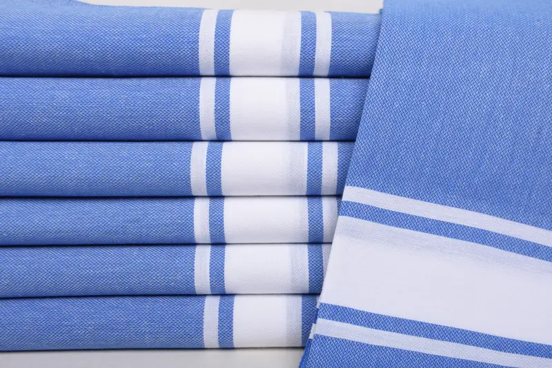 Turkish Bath Towel Set, Personalized Gift, Monogrammed Beach Towel, Decorative Towel, Gift For Coworker, 70x40 Cotton Striped Towel, Soft towel - 2