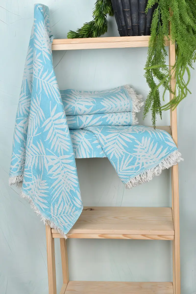 64x40 Cotton Floral Patterned Towel, Personalized Gift, Bridal Shower Gift, Gift For Best Friend, Beach Towel Bulk, Handwoven Turkish Towel - 7