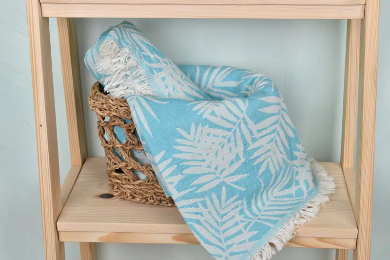 64x40 Cotton Floral Patterned Towel, Personalized Gift, Bridal Shower Gift, Gift For Best Friend, Beach Towel Bulk, Handwoven Turkish Towel - 5