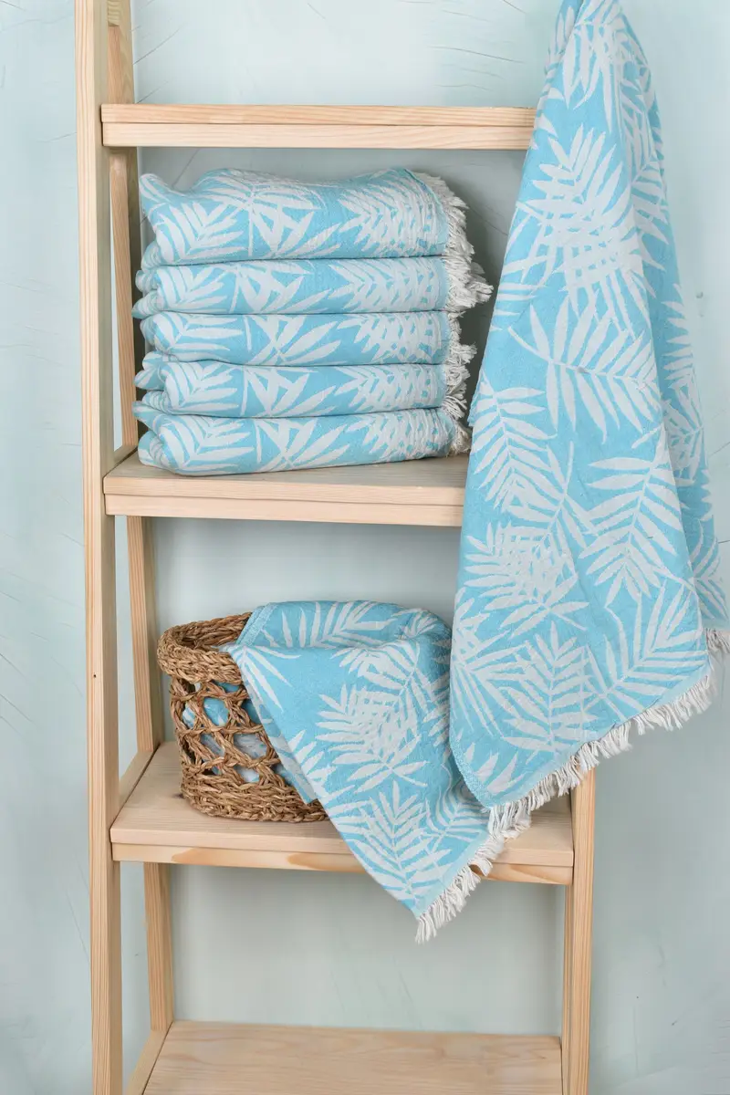 64x40 Cotton Floral Patterned Towel, Personalized Gift, Bridal Shower Gift, Gift For Best Friend, Beach Towel Bulk, Handwoven Turkish Towel - 4