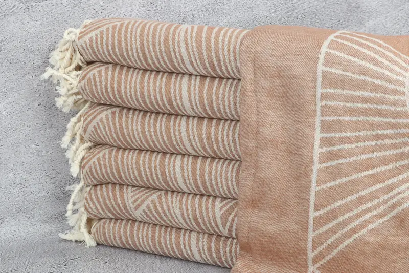 Monogram Turkish Towel, Bride Gift, Hammam Towel USA, Best Wedding Gift, Home Decor Gifts, 68x40 Cotton Striped Design Towel, Turkish Towel USA - 2
