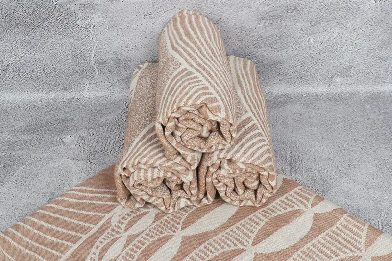 Monogram Turkish Towel, Bride Gift, Hammam Towel USA, Best Wedding Gift, Home Decor Gifts, 68x40 Cotton Striped Design Towel, Turkish Towel USA - 8
