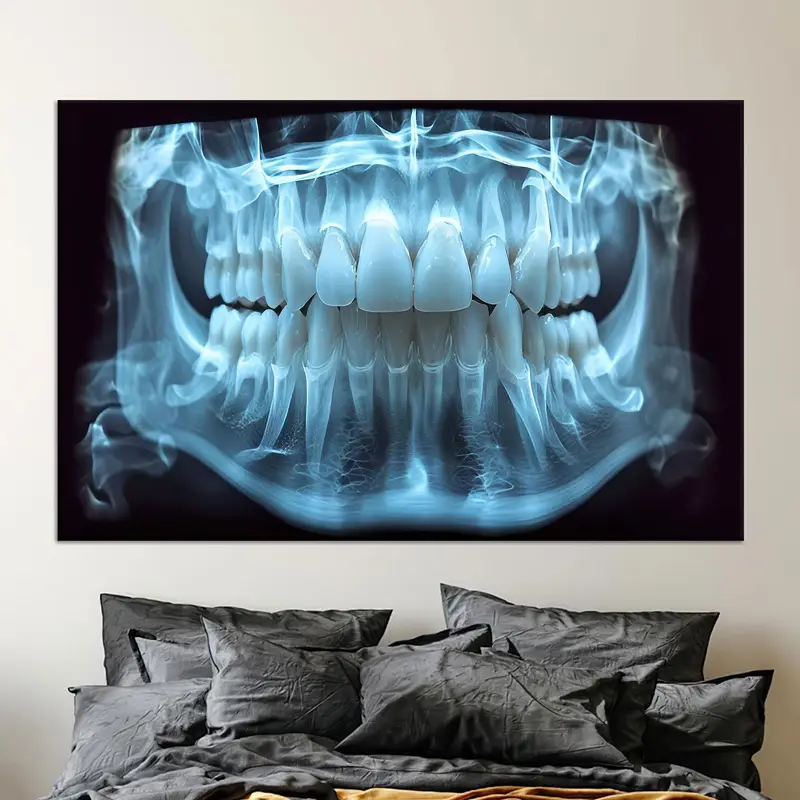 Elegante Leinwand für die Zahnarztpraxis: Einzigartiges Geschenk für Zahnärzte