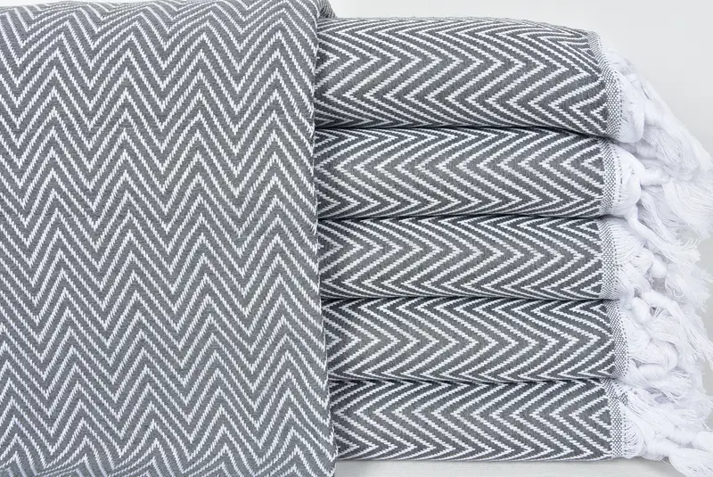 Bridal Shower Favors, Custom Blanket, Turkish Bedspread, Turkish Towel Blanket, 96x80 Cotton Chevron Towel, Woven Blanket, Boho Throw Blankets - 1