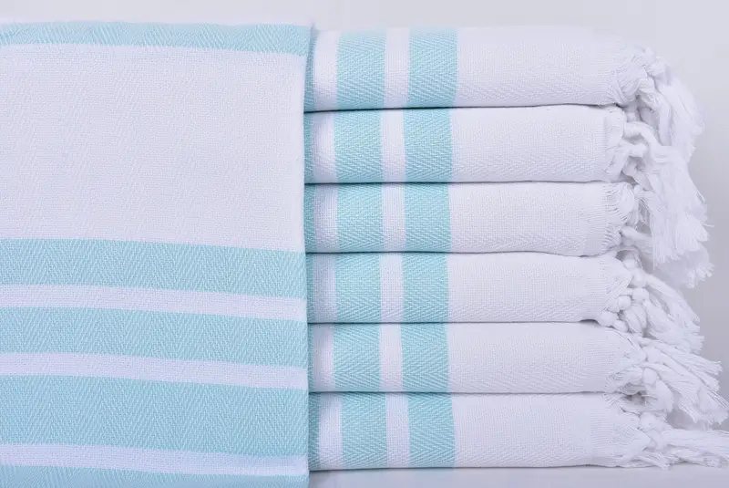 Peshtemal, Personalized Wedding Gift, 70x40 Cotton Herringbone Towel, Sand-resistant Turkish towel for the beach, Turkish towel, Peshtemal Towel - 1