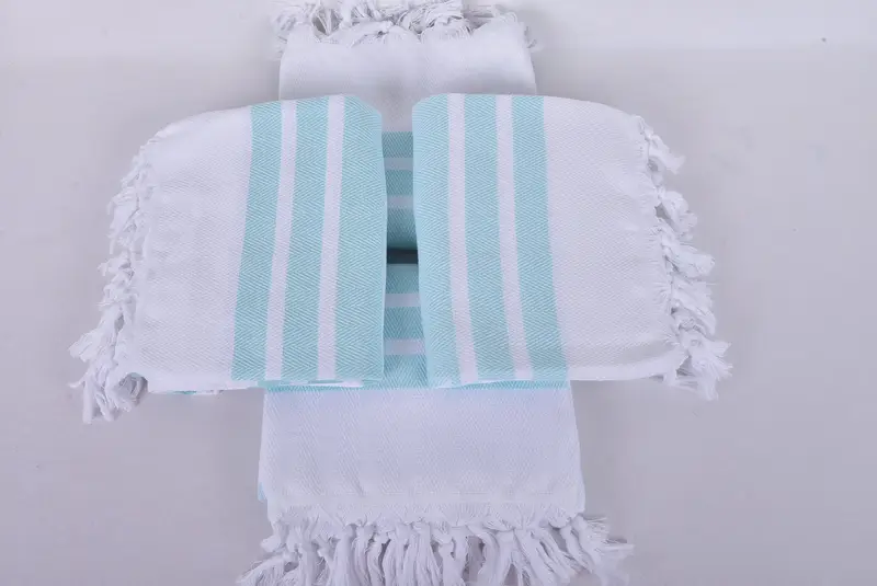 Peshtemal, Personalized Wedding Gift, 70x40 Cotton Herringbone Towel, Sand-resistant Turkish towel for the beach, Turkish towel, Peshtemal Towel - 6