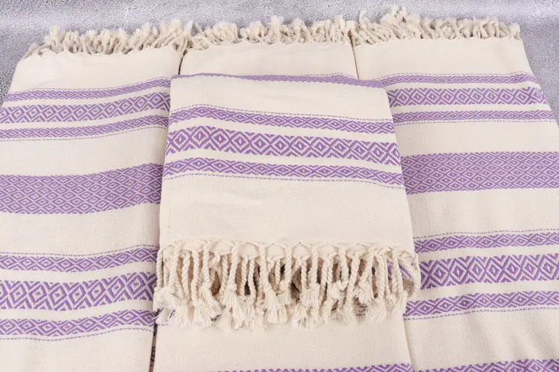 70x36 Cotton Diamond Towel, Handmade Gift, Eco-friendly Turkish peshtemal towel, Gifts For Him, Christmas Favors, Peshtemal Towel, Housewarming Gift - 4