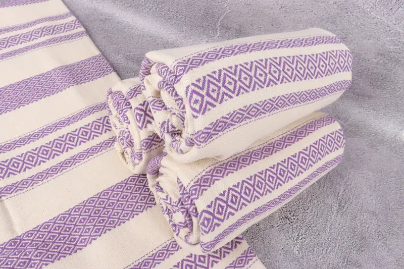 70x36 Cotton Diamond Towel, Handmade Gift, Eco-friendly Turkish peshtemal towel, Gifts For Him, Christmas Favors, Peshtemal Towel, Housewarming Gift - 7