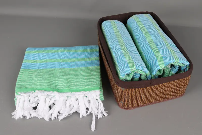 Hammam towel, Gym Towel, Custom Wedding Gift, Bachelorette Party Gifts, Best Friend Wedding Gift, Wedding Shower Gift, 68x36 Cotton Chevron Towel - 5