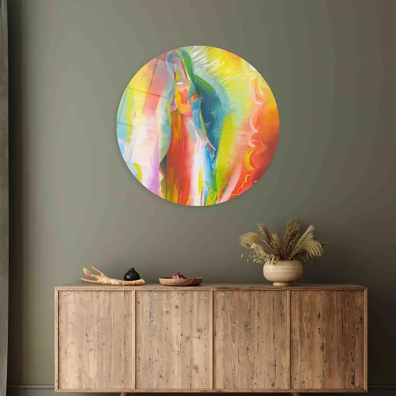 Sacred Canvas: Our Lady of Guadalupe, Immaculate Mary Print