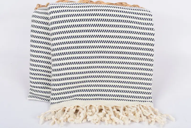 Absorbent Turkish towel, Gift For Best Friend, Turkish beach towel, Beach Size Towel, 70x40 Cotton Polka Dot Towel, Bachelorette Party Favors - 5