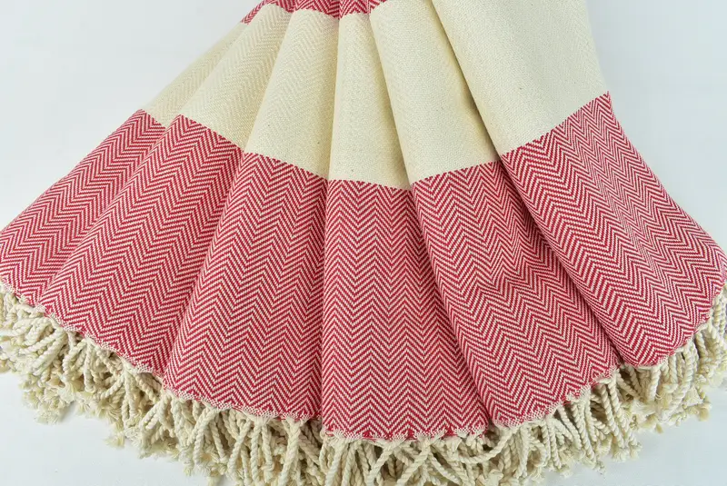 Wedding Day Gift For Bride, Wedding Hand Made Gift, Sand-resistant towel, 70x40 Cotton Herringbone Towel, Handmade Gift, Personalized Gift - 4