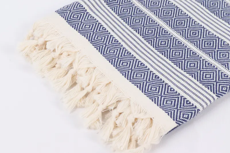 First Wedding Anniversary Gift, 70x38 Cotton Diamond Towel, Bridal Shower Favors, Monogram Turkish Towel, Gift For Coworker, Lightweight towel - 7