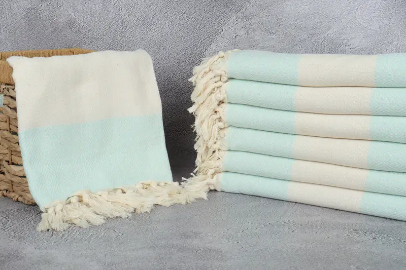 Yoga Towel, Lightweight towel, 70x40 Cotton Diamond Towel, Personalized Bridesmaid Gift, Best Friend Gift, Employee Gifts, Wedding Hand Made Gift - 3