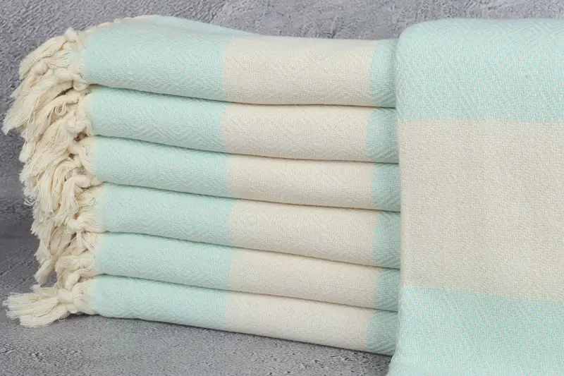 Yoga Towel, Lightweight towel, 70x40 Cotton Diamond Towel, Personalized Bridesmaid Gift, Best Friend Gift, Employee Gifts, Wedding Hand Made Gift - 1
