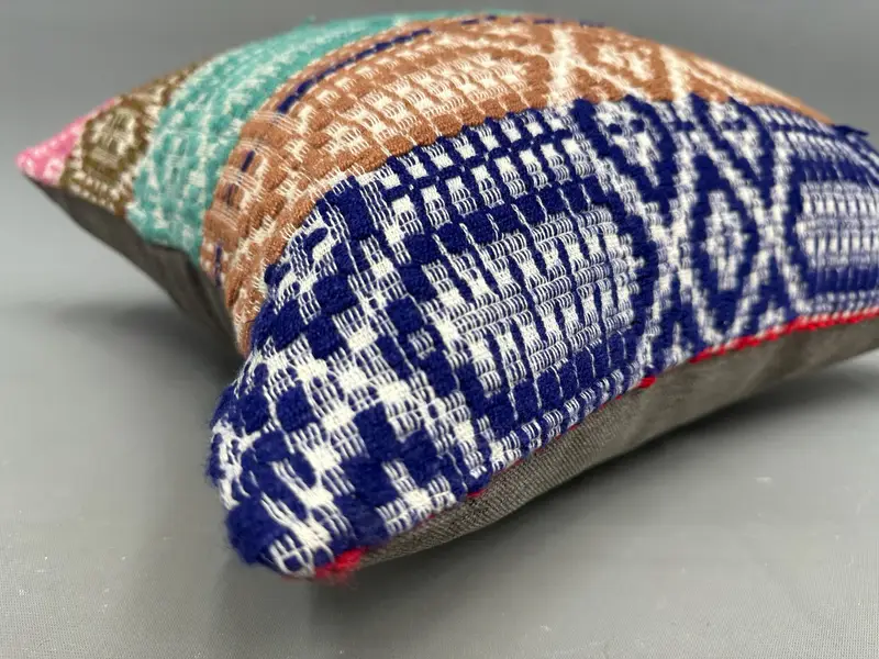 Interior Designer Pillow, 18x18 Green Cushion Case, Kilim Pillow Cover, Boho Pillow, Pillow Cover, Custom Pillow Case, Office Chair Pillow Case - 6