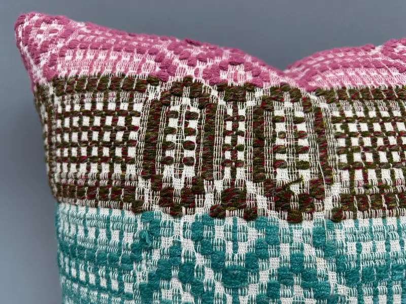 Interior Designer Pillow, 18x18 Green Cushion Case, Kilim Pillow Cover, Boho Pillow, Pillow Cover, Custom Pillow Case, Office Chair Pillow Case - 5