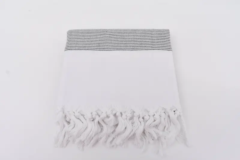 Turkish Beach Handtuch, Bachelorette -Partygeschenk, leichtes türkisches Handtuch, 70x40 Baumwollstreifenhandtuch, maßgeschneidertes Hochzeitsgeschenk, willkommenes Hochzeitsgeschenk - 5