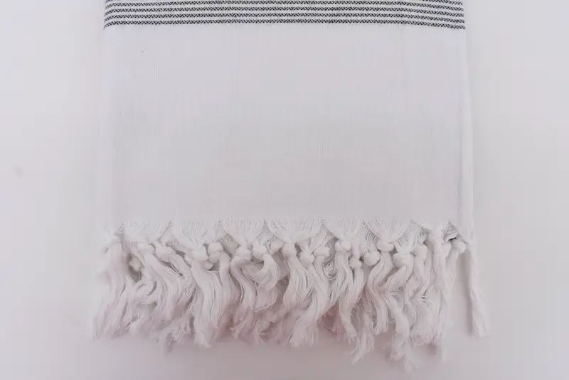 Turkish Beach Handtuch, Bachelorette -Partygeschenk, leichtes türkisches Handtuch, 70x40 Baumwollstreifenhandtuch, maßgeschneidertes Hochzeitsgeschenk, willkommenes Hochzeitsgeschenk - 6