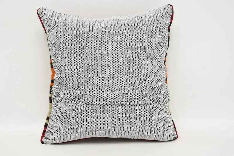 Personalized Gift Pillow Pillow, Vintage Kilim Pillow, 12x12 Brown Pillow Cover, Pillow Cover, Vintage Pillow, Turkish Kilim Pillow - 6