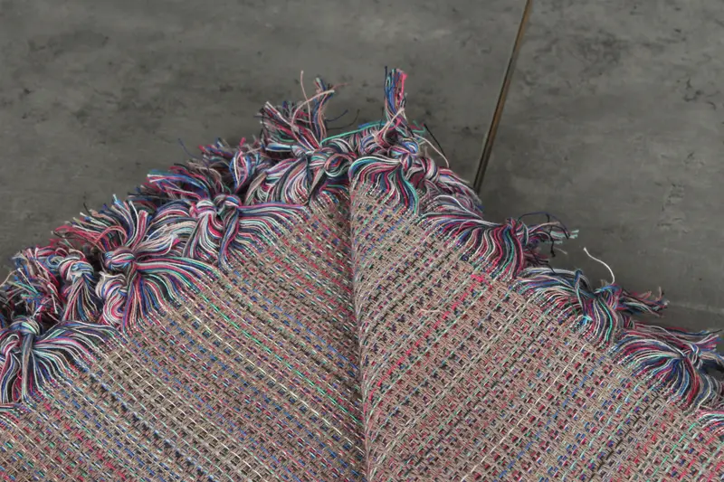 Woven Throw Blanket, 90x88 Cotton Colorful Diamond Towel, Unique Gift, Boho Throw Blankets, Christmas Tablecloth, Turkish Beach Blanket, Tablecloth - 4