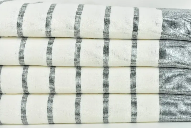 68x39 Cotton Striped Towel, Anniversary Gift For Her, Turkish towel, Traditional Turkish peshtemal for hammam, Large Turkish Towel, Bridesmaid Gift - 2