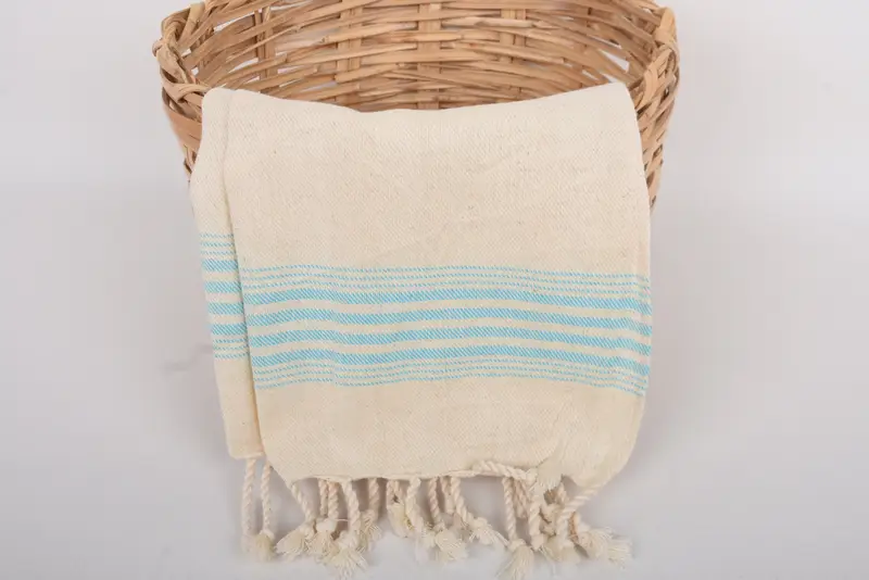 Summer Gift, Gift For Her, Personalized Gift, Personalized Bridesmaid Gift, Monogram Hand Towel, Kitchen Towel, Spa Towel, 36x18 Linen Striped Towel - 5