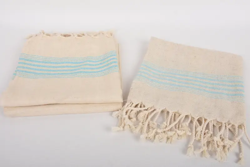 Summer Gift, Gift For Her, Personalized Gift, Personalized Bridesmaid Gift, Monogram Hand Towel, Kitchen Towel, Spa Towel, 36x18 Linen Striped Towel - 7