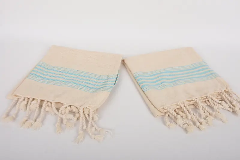 Summer Gift, Gift For Her, Personalized Gift, Personalized Bridesmaid Gift, Monogram Hand Towel, Kitchen Towel, Spa Towel, 36x18 Linen Striped Towel - 6