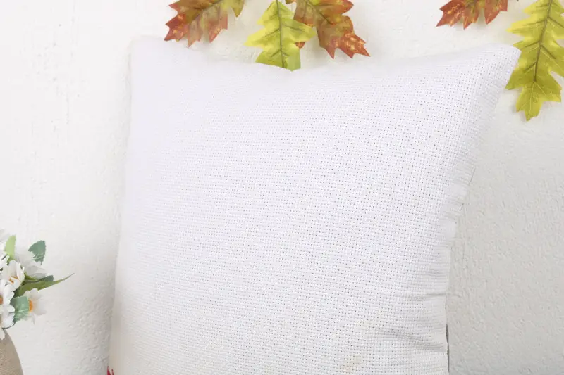 16x16 White Cushion Case, Boho Pillow, Cushion Case, Kilim Pillow Cover, Pattern Throw Cushion Cover, Kilim Cushion Sham, Natural Cushion - 5
