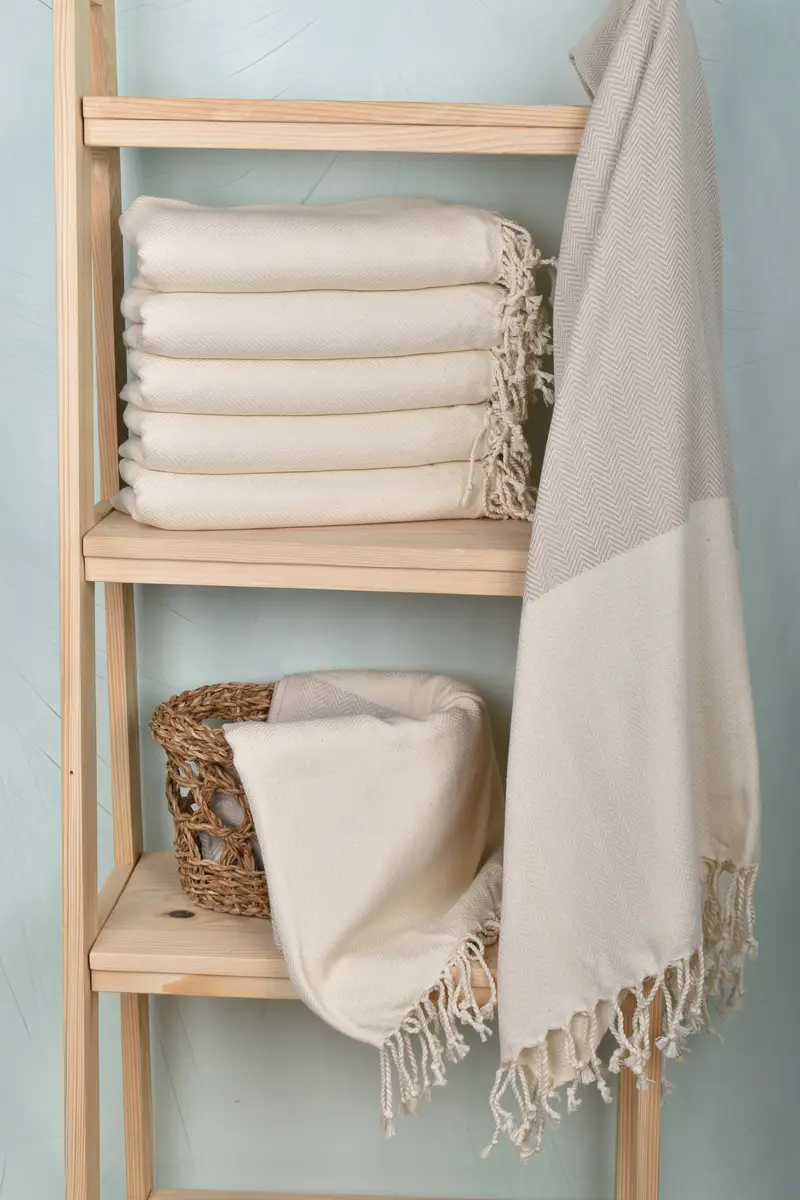 Custom Beach Towel, Holiday Towel, 70x36 Cotton Zig zag Towel, Turkish Towel Beach, Pool Towels, Organic towel, Bridesmaid Gifts Personalized - 4