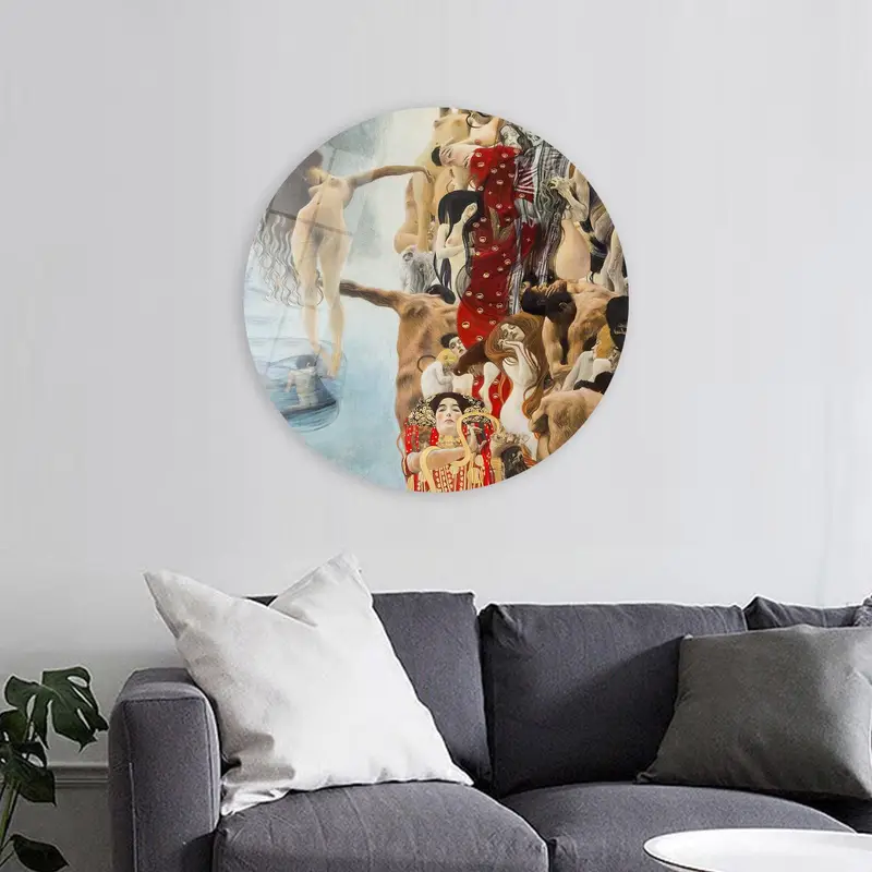 Gustav Klimt Medizin-Leinwand: Hygieia Kunstdruck, elegantes Dekor