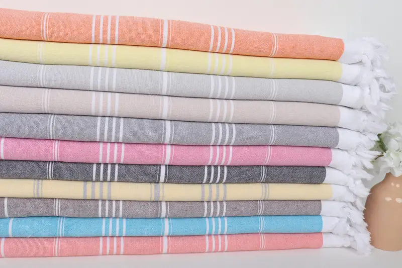 70x36 Cotton Striped Terry Towel, Custom Name Towel, Guest Towel, Custom Gift, Housewarming Gift, Monogrammed Beach Towel, Personalized Gift For Him - 2
