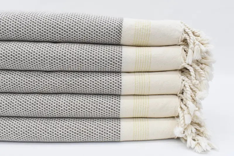 Thin towel, Grandma Gift, Hammam towel, 68x40 Cotton Striped Towel, Spa Towel, Gym Towel, Bachelorette Party Gifts Bridesmaids, Organic Towel - 1