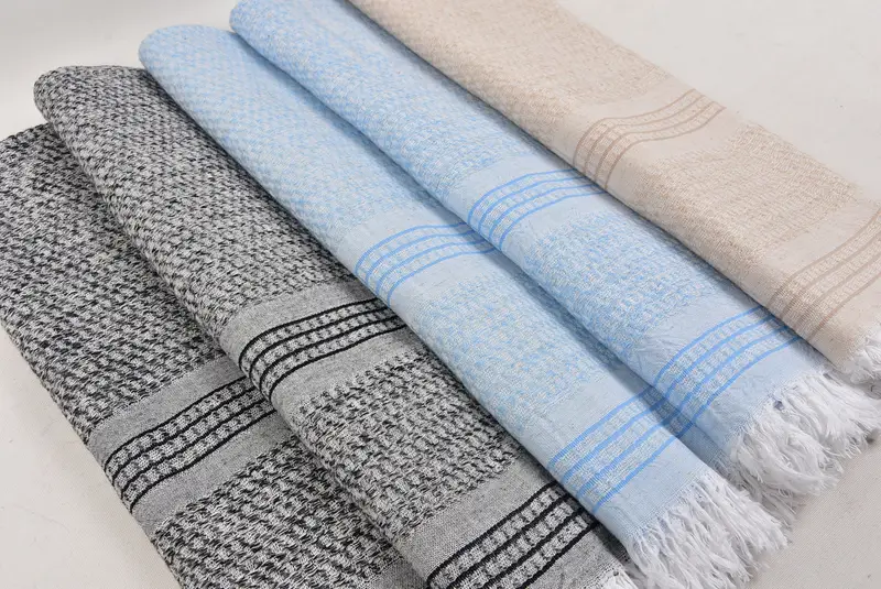 Small Bath Towels, Monogram Turkish Bath Towel, Personalized Gift, Guest Towel, Personalized Gifts, 40x20 Cotton Striped Towel, Embroidery Towels - 6