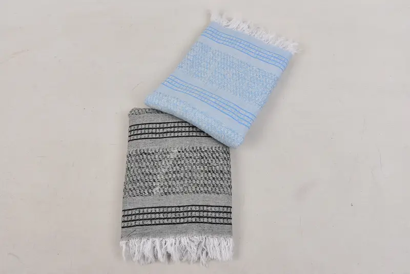 Small Bath Towels, Monogram Turkish Bath Towel, Personalized Gift, Guest Towel, Personalized Gifts, 40x20 Cotton Striped Towel, Embroidery Towels - 7