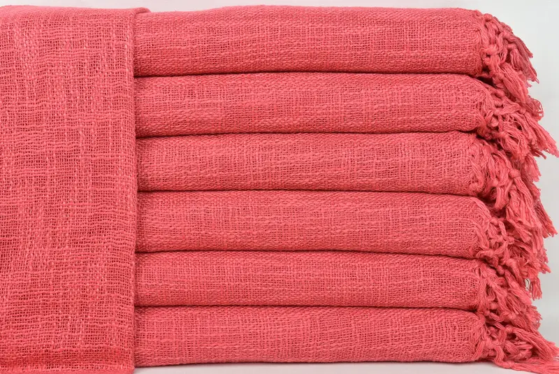 Personalized Gifts, Organic Throw, Throw Blanket Couch, Turkish Bedcover, 80x56 Cotton Solid Towel, Bachelorette Party Favors, Wedding Gift Ideas - 1