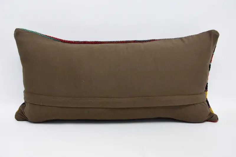 12x24 Red Pillow Case, Pattern Throw Pillow, Vintage Throw Pillow Sham, Pillow Case, Kilim Cushion Sham, Gift Pillow, Boho Pillow Sham Cover - 6