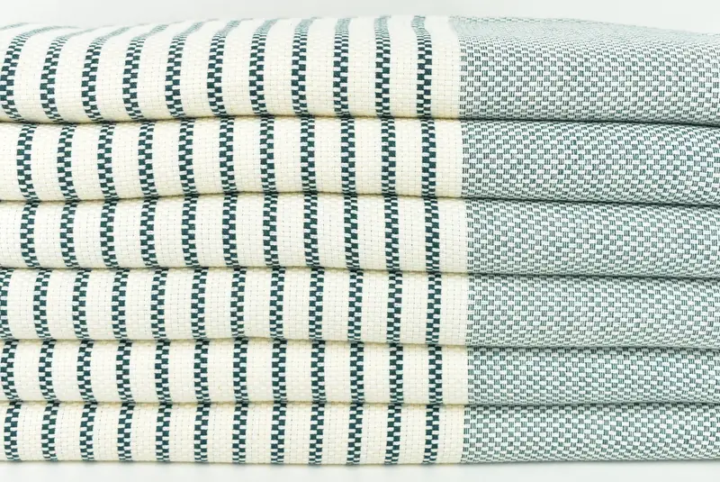 Beach towel, Pool Towels, Handwoven organic Turkish towel for spa, 76x40 Cotton Striped Towel, Mother Of The Groom Gift, Travel towel, Thin towel - 2