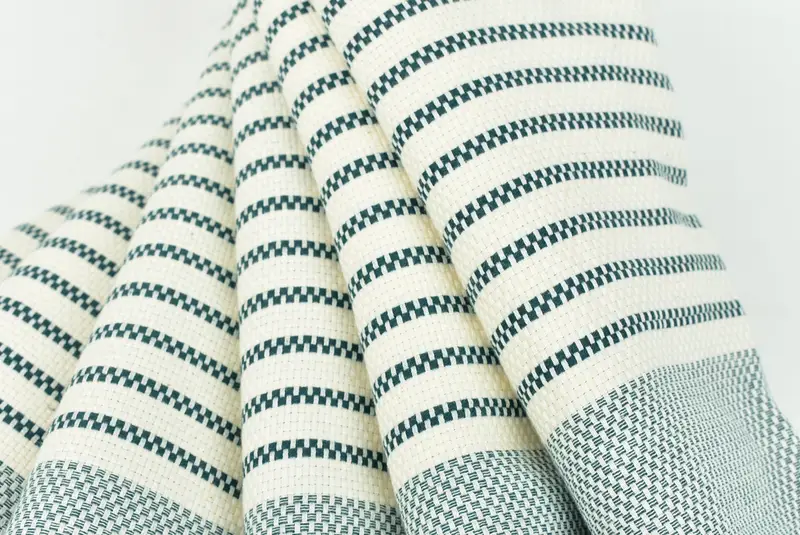 Beach towel, Pool Towels, Handwoven organic Turkish towel for spa, 76x40 Cotton Striped Towel, Mother Of The Groom Gift, Travel towel, Thin towel - 5