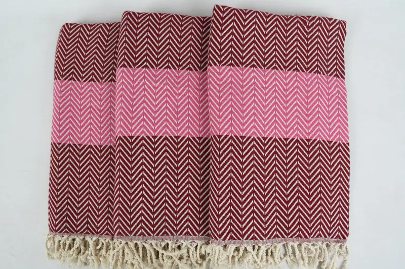 Hammam towel, Lightweight Turkish towel, Beach Towel Bulk, 70x40 Cotton Chevron Towel, Scarf Towel, Bridal Shower Favors, Bachelor Party Favors - 3
