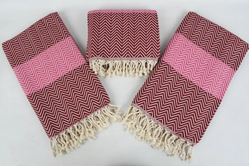 Hammam towel, Lightweight Turkish towel, Beach Towel Bulk, 70x40 Cotton Chevron Towel, Scarf Towel, Bridal Shower Favors, Bachelor Party Favors - 8