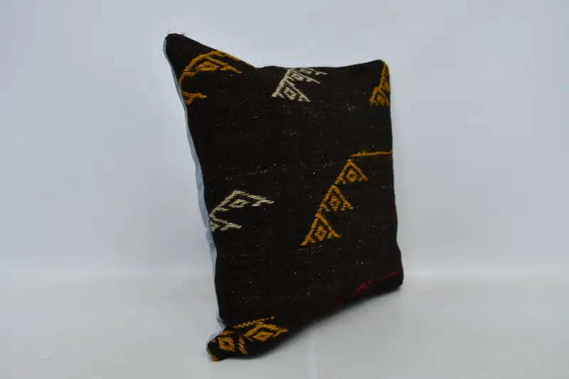 24x24 Brown Pillow Cover, Neutral Pillow Cover, Pillow for Sofa, Ottoman Pillow Sham, Cushion, Home Decor Pillow, Throw Kilim Pillow - 3