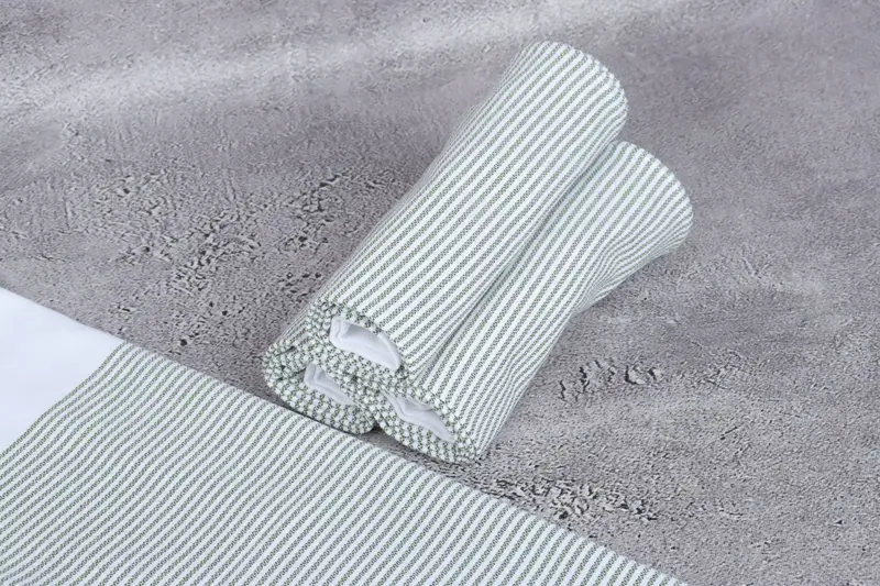Monogram Hand Towel, Personalize Gift, Turkish Tea Towel, Personalized Hand Towel, Gym Towel, Bridal Shower Gift, 40x18 Cotton Striped Towel - 8