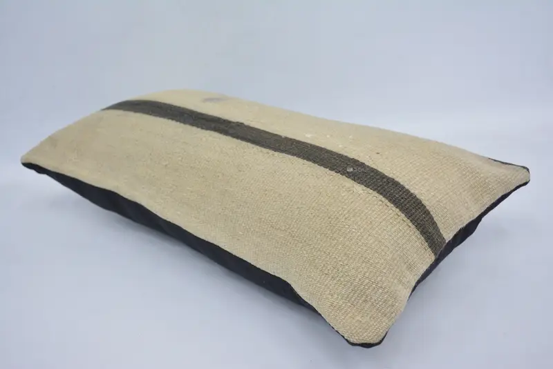 Authentic Pillow Cover, Tapestry Pillow Case, Gift Pillow, Pillow Cover, 12x24 Beige Pillow Sham, Boho Pillow Sham Cover, Home Decor Pillow - 6